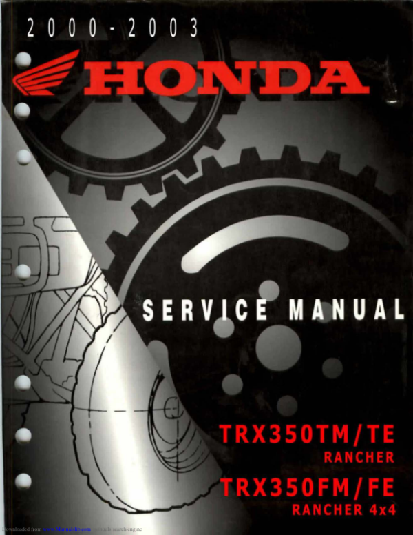 trx350tm Manual