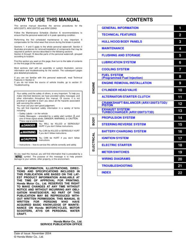 ServiceManual 2004Aquatrax Manual - Image 2