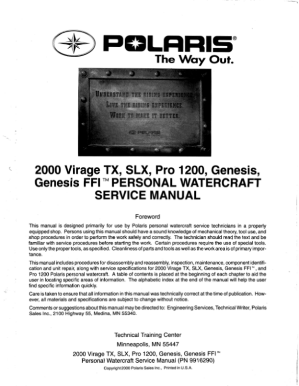 2000 Polaris (9916290) 04 pdf Manual - Image 2