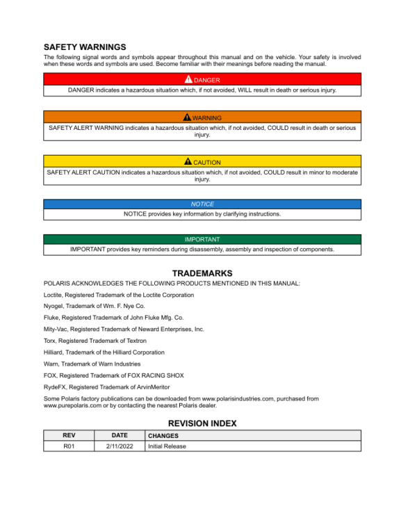 2022 RZR PRO R PRO R 4 Manual - Image 2