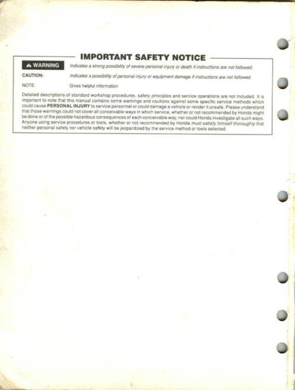 Fourtrax [1995 2000]Honda TRX300 TRX300FW Repair pdf Manual - Image 2