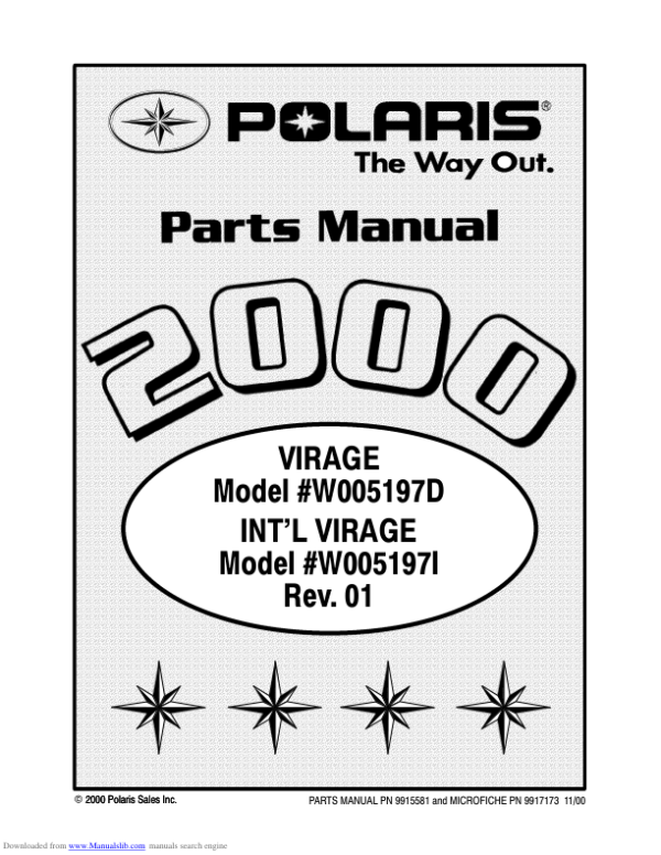 viragePartsManual  Manual