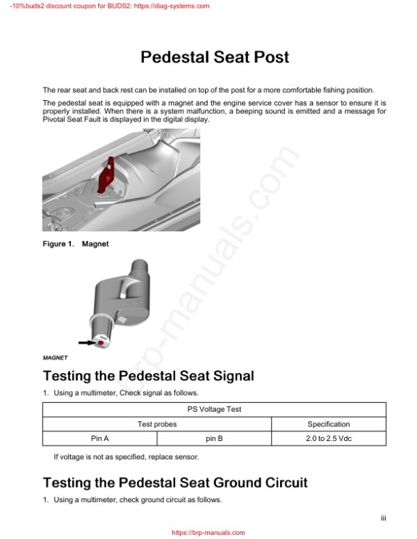 Pedestal 10 Seat Post Manual - Image 3