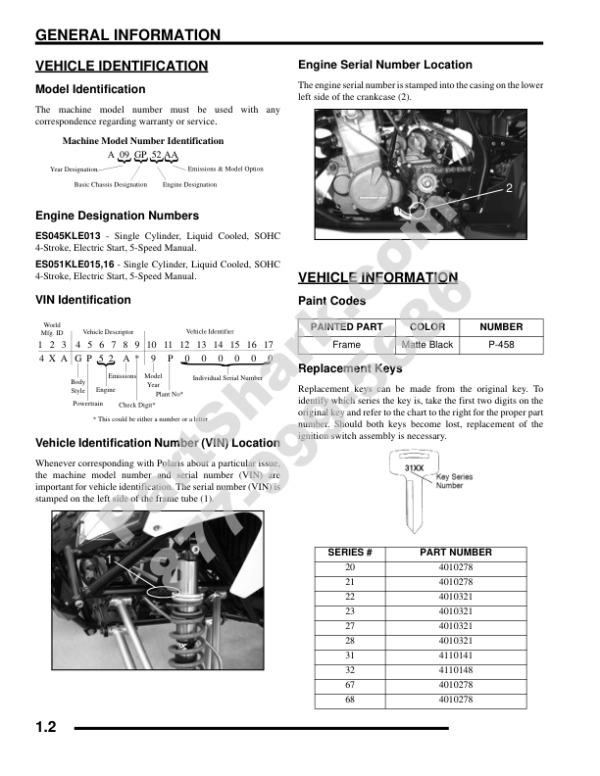 2009 Polaris Outlaw 450 525 Manual - Image 2