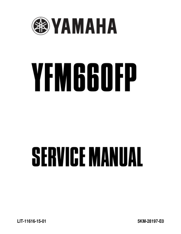 grizzly YFM660FP S Manual