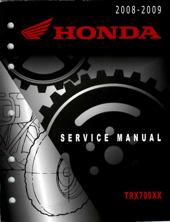 pdf [2008 2009]Honda TRX700xx Manual