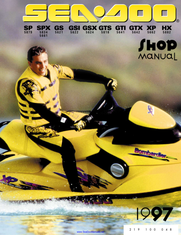 1997 seadoo shop Manual