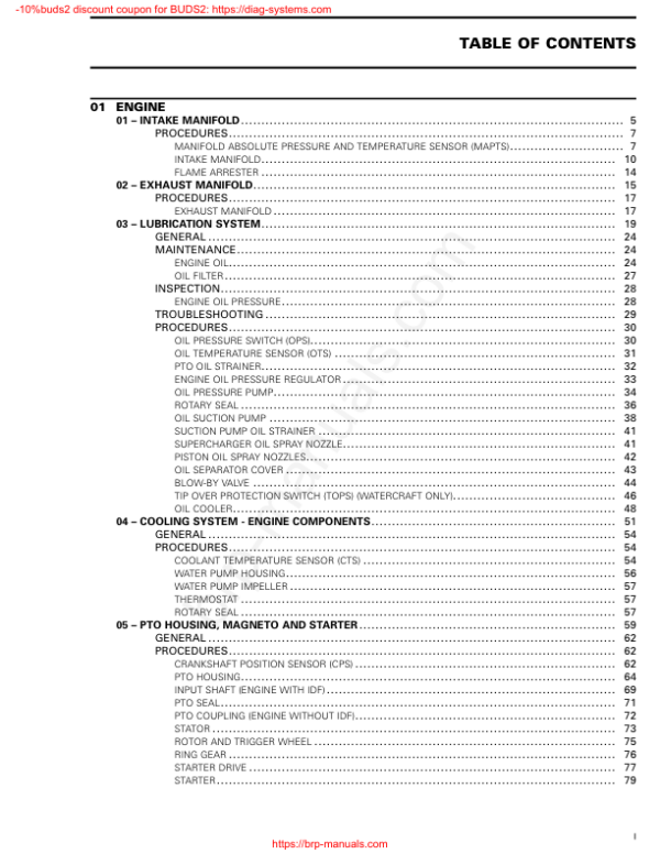 2022 Sea 2 Doo 1630 ACE Engines Manual - Image 3