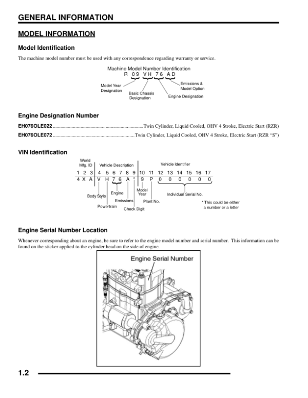 2009 RZR  Manual - Image 2