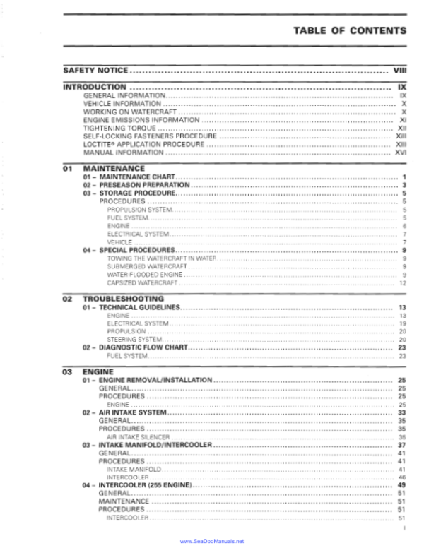 2008 seadoo shop Manual - Image 2