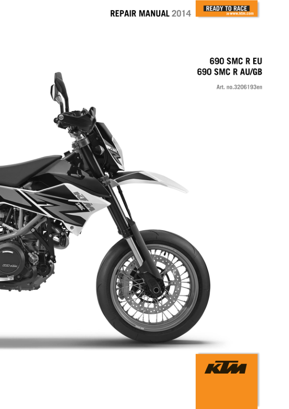 2014 KTM 1 690 SMC Repair 1 Manual