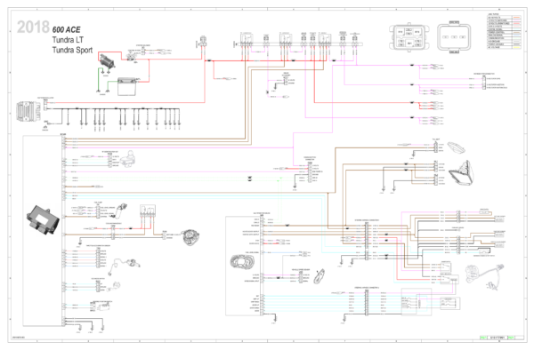 2018 SKI DOO ALL (219100879) Wiring Diagram WD11Y018 e Manual - Image 3