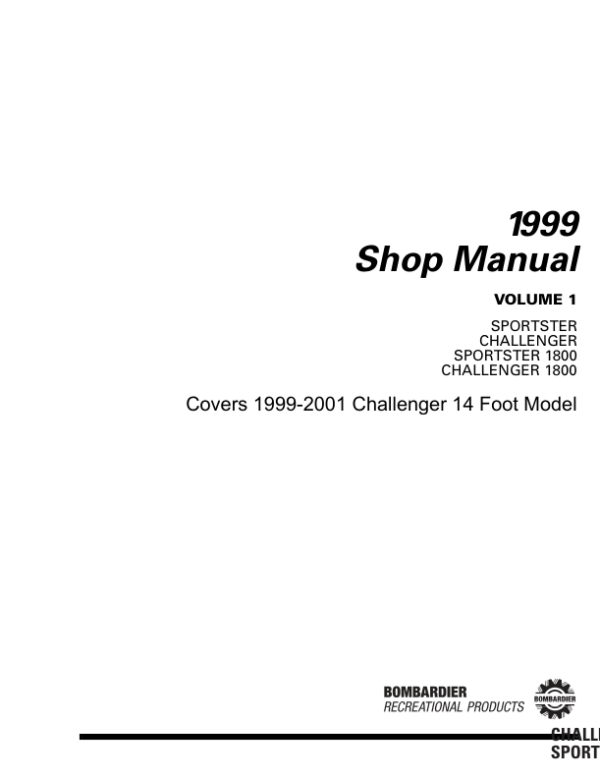 1999-2001 SDBOAT Volume 1 219100097 ( Also Covers Challenger 14 Ft) HDS Manual - Image 3