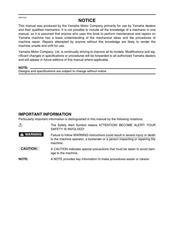 Yamaha YFS200P blaster supplement LIT 11616 15 05 pdf Manual - Image 3