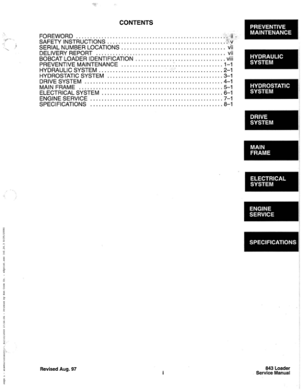 Bobcat 843 Repair pdf Manual - Image 2