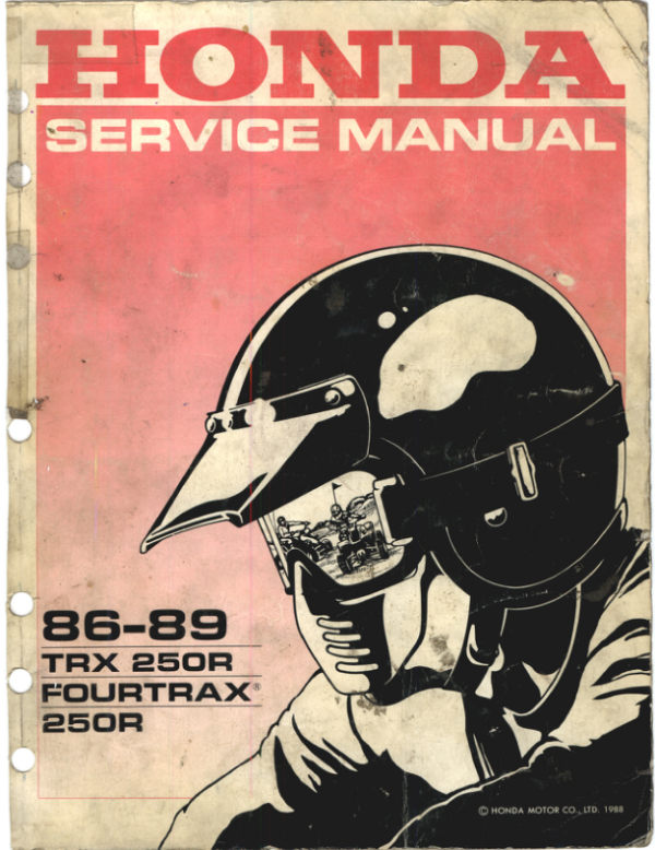 1986-1989 TRX250R Manual