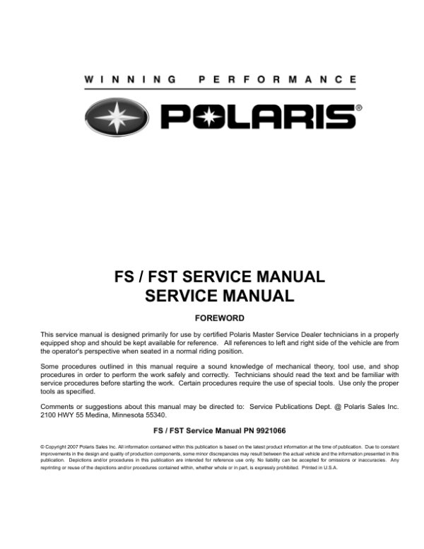 2006 fs 08 fst Manual