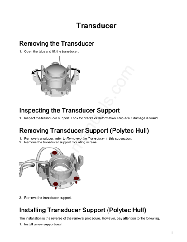 Transducer GTI and GTX Manual