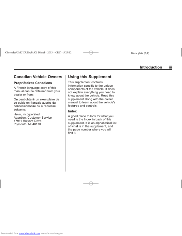 2013 duramax diesel owners pdf Manual - Image 3