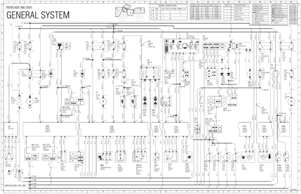 CanAm Wiring Diagram General Renegade800 2009(1) Manual