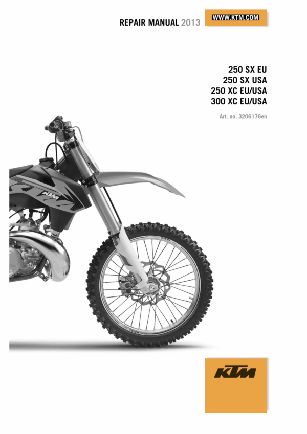 2013 KTM 250 300 SX XC Repair Manual