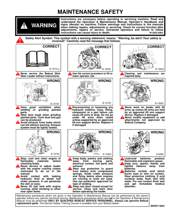 Bobcat 260759260 773 Repair Manual - Image 3