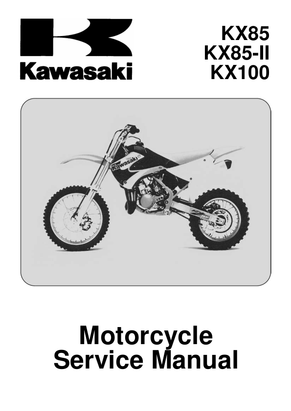 2001-2010 KX85 KX100 Manual