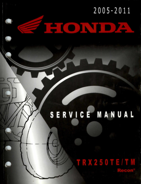 Recon [2005 2011]Honda TRX250 Repair pdf Manual