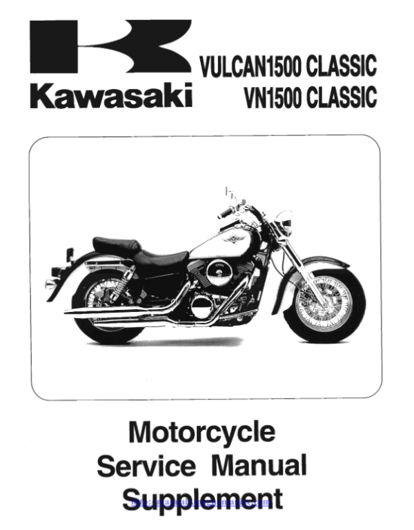 classic vulcan1500 Manual