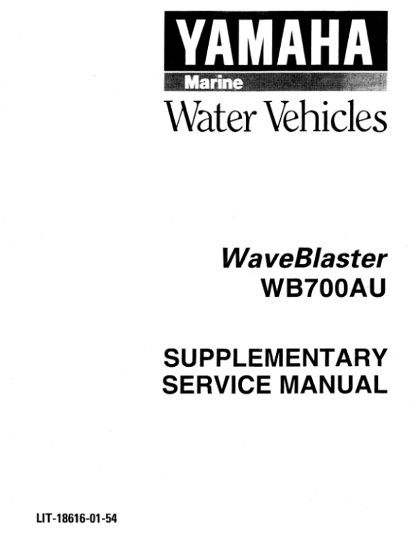 Yamaha WB700A (R U) WaveBlaster 93 to 96 Manual - Image 2