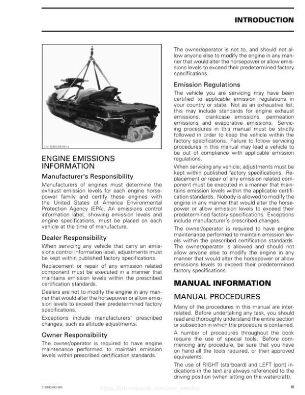 2018 SeaDoo GTX RXT WakePro pdf Manual - Image 3