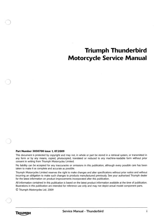 Thunderbird  Manual