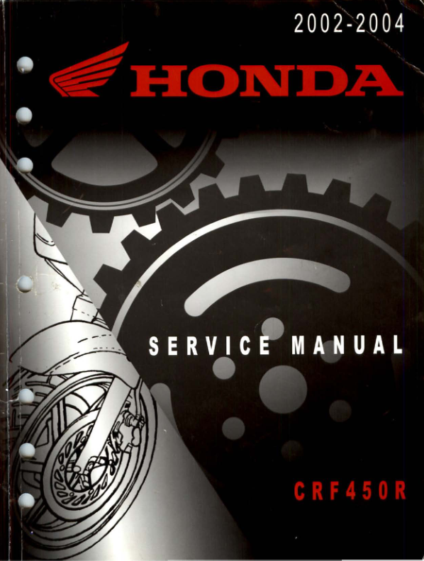 2002-2004 Honda CRF450 & 450R Repair Manual