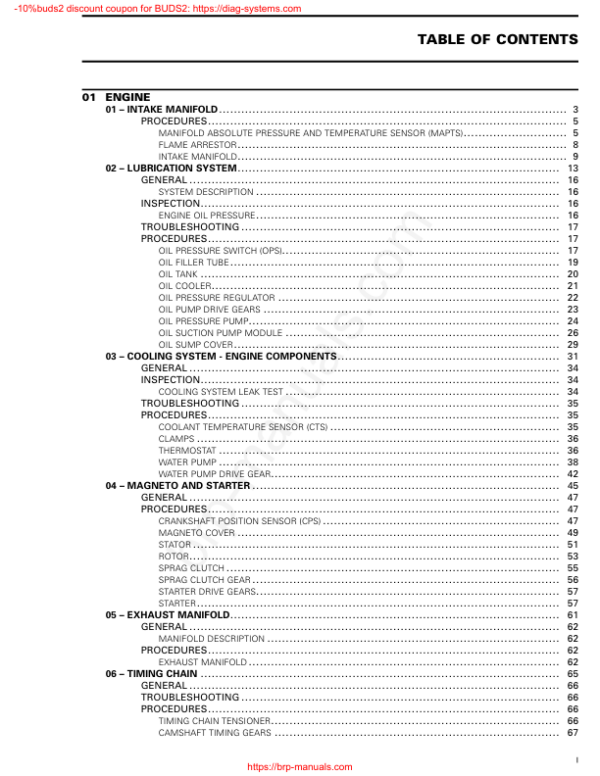 2022 Sea 1 Doo 900 ACE Engines Manual - Image 3