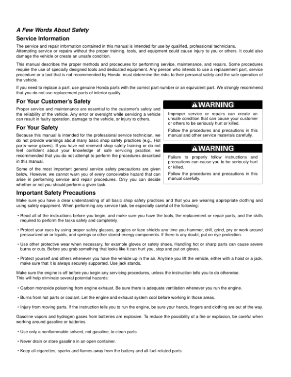 ServiceManual 2004Aquatrax Manual