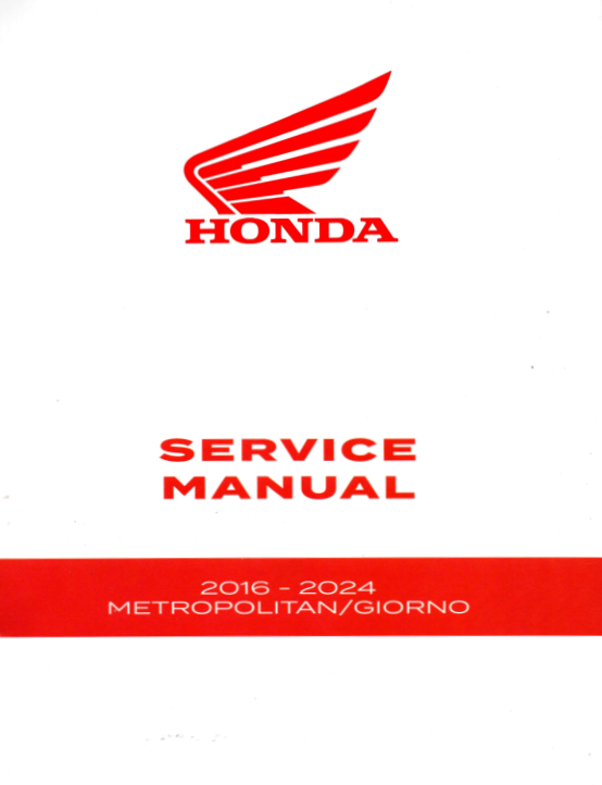 2016-2024 Metropolitan Giorno NCW50 Manual