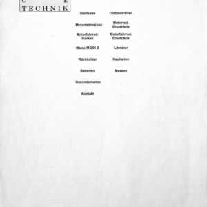 1960 Maico RS800 250b parts [800] pdf Manual