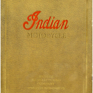 1920 Indian RS390 Indian Motocycle Catalog A1b [390] Manual