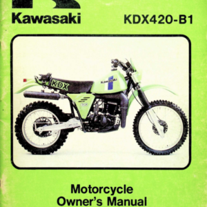 1980 Kawasaki RS750 KDX420 B1 Owners [750] pdf Manual