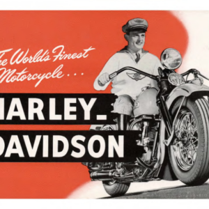 1947 H RS298 D The Worlds Finest Motorcycleâ€¦ Harley Davidson Brochure A1b [298] Manual