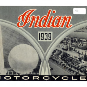 1939 Indian RS511 Indian Models Pamphlet 177 A1b [511] Manual