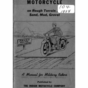 1938 Indian RS503 How to Ride a Motorcycle A for Military Riders A1b [503] pdf Manual