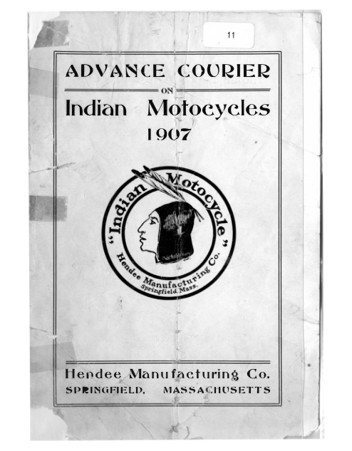 1907 Indian RS327 Advance Courier on Indian Motocycles A1b [327] Manual