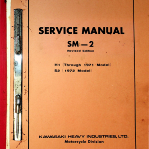 1971-1972 Kawasaki RS649 H1 S2 SM 2 Revised Edition [649] pdf Manual