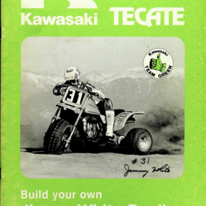 1984 Kawasaki RS781 KXT250A1 Tecate Build Your Own Jimmy White Replica [781] Manual