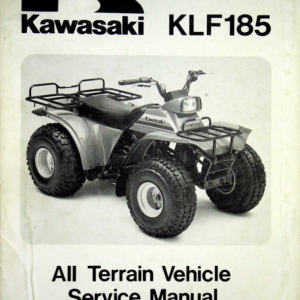 1985 Kawasaki RS784 KLF185 A1A Supplement [784] pdf Manual