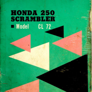 1962-1965 Honda RS839 CL72 Factory [839] pdf Manual