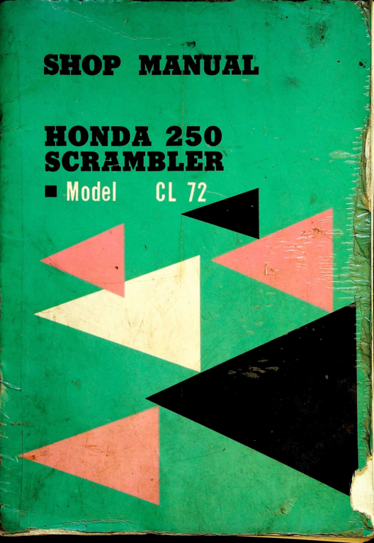 1962-1965 Honda RS839 CL72 Factory [839] pdf Manual