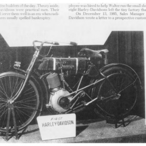 1903-1905 H RS115 D First Harley Davidson Photograph [115] Manual