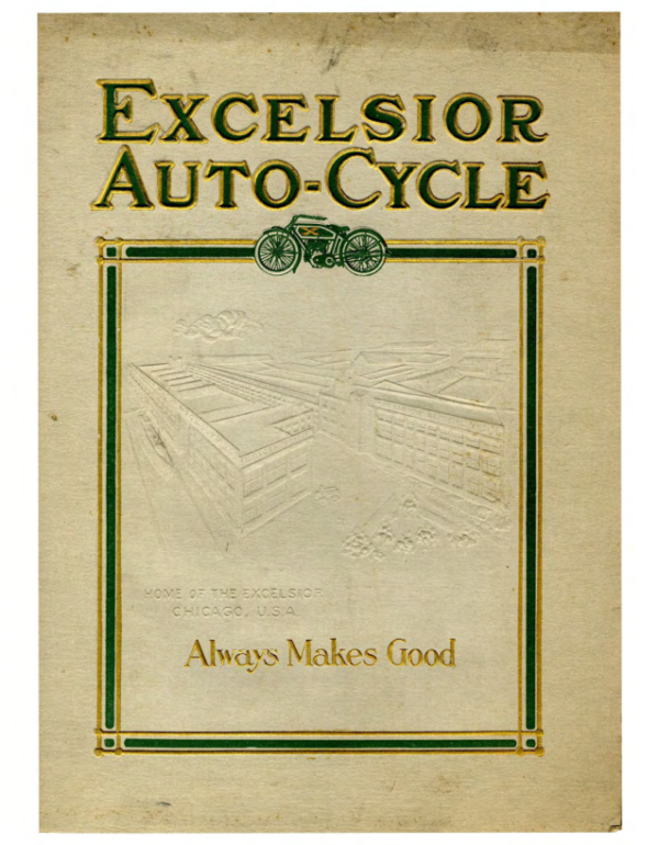 1913 Excelsior RS52 Excelsior Auto Cycle Brochure [52] Manual